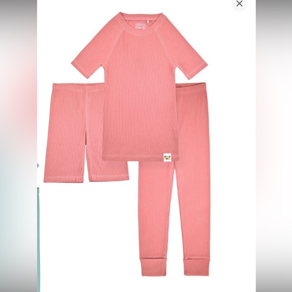 Sleep On It 3 piece pj set - Organic toddler Pajamas